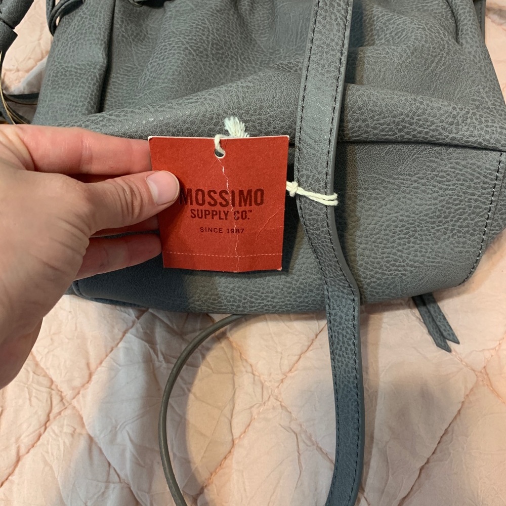 Gray off the shoulder purse - Picture 6 of 8